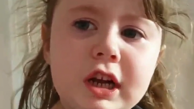 Photo of Someone is Really Not Happy with Mommy’s Food